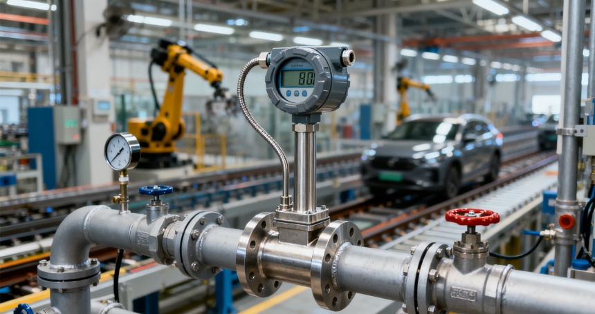某汽車制造廠壓縮空氣系統流量監測成功案例